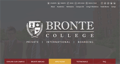 Desktop Screenshot of brontecollege.ca